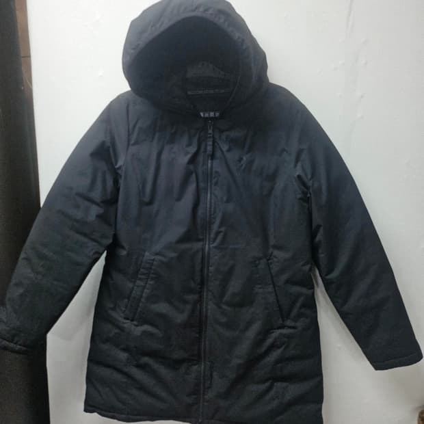 네파 블랙 양면 구스 다운 패딩  95