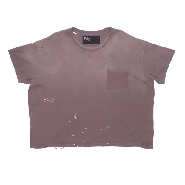 [L] 팔리할리우드 티셔츠 브라운 비드 paly hollywood