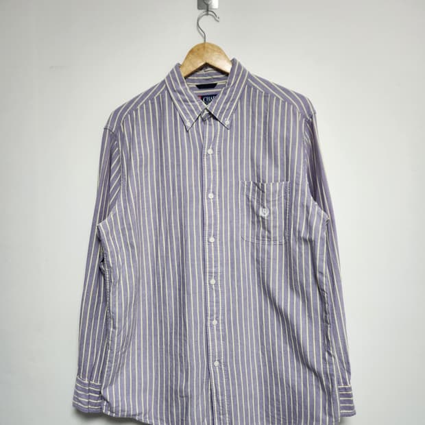 챕스Chaps 스트라이프 코튼 셔츠 M - S216