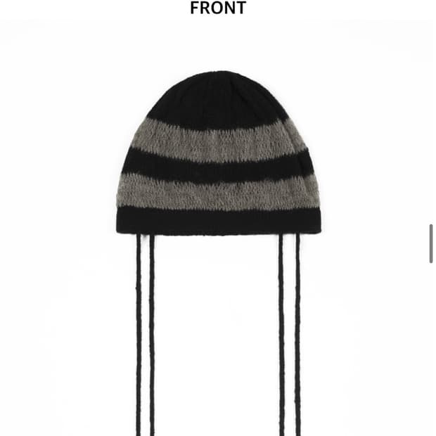 킴지수 KIMZISU ribbon tied beanie