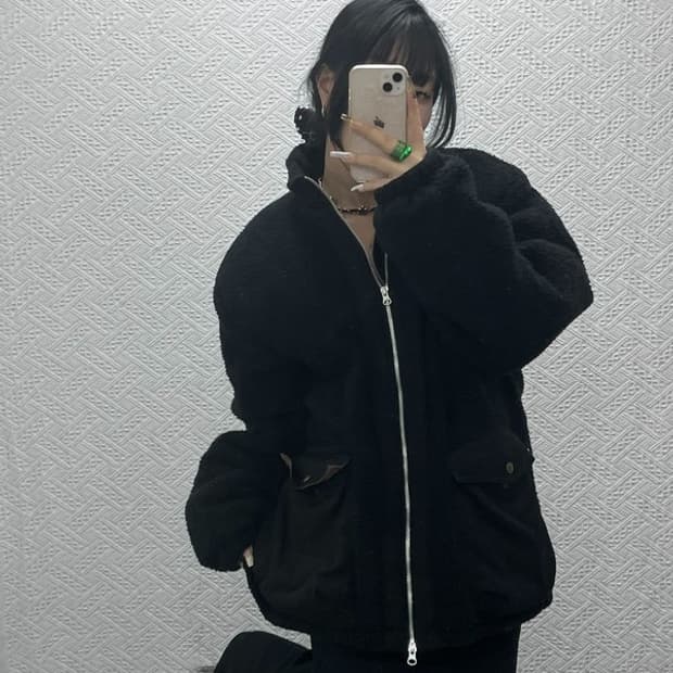 프리즘웍스 모던캐주얼 아방핏 포켓 뽀글이 후리스 XL C08120