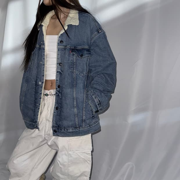 리바이스 데님 쉐르파