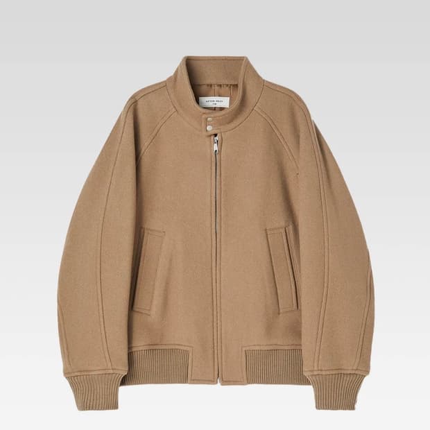 애프터프레이 리가즈 해링턴 블루종 모카 [L]