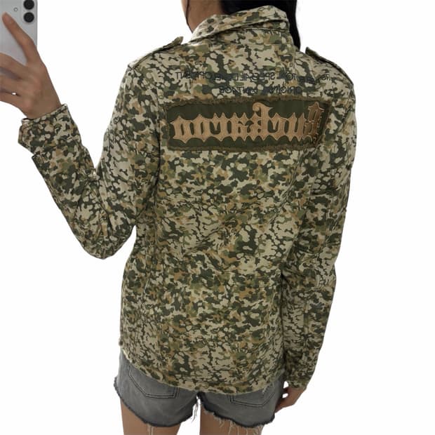 Vintage Camo Patch Field Jacket