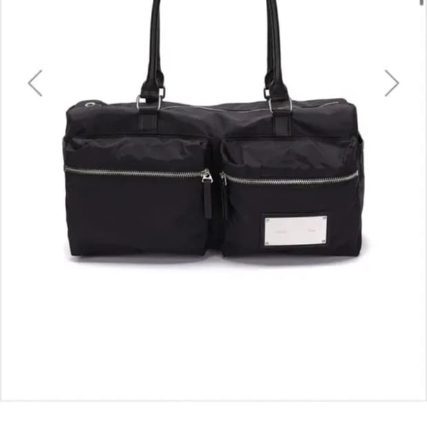 마뗑킴 스포티 카고 토트백 블랙