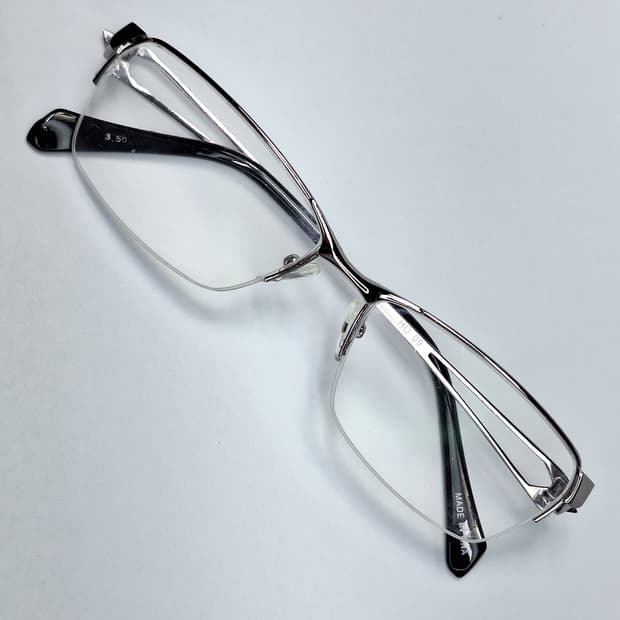 HO 09 반무테 안경테 55mm 일본 수입 비즈니스 y2k 스포티안경 