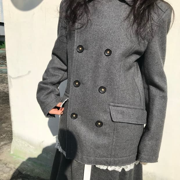 Comme Ca Ism 클래식 더블 자켓