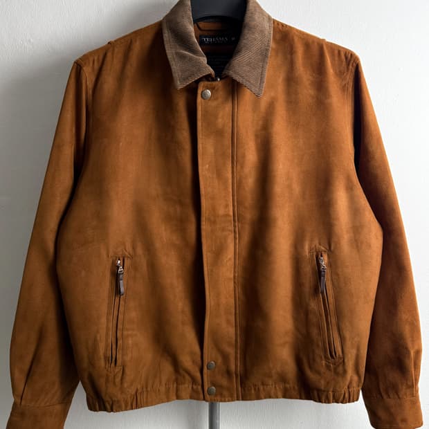 Vintage Tehama Suede Bomber Jacket