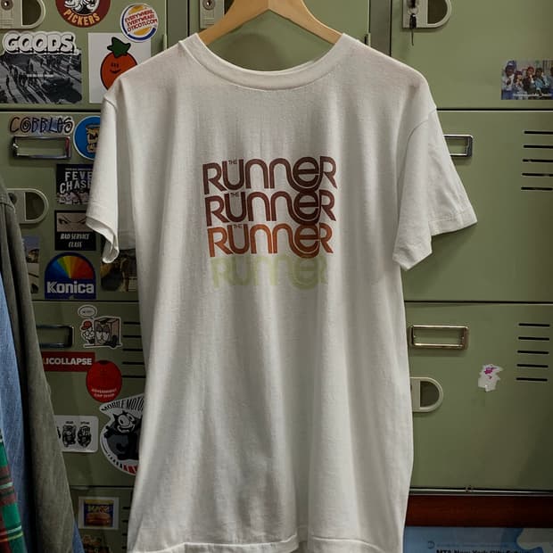 70-80s 더 러너 매거진 프로모션 티셔츠