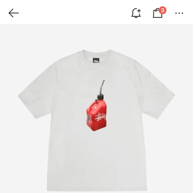 스투시 fueled t-shirt fog