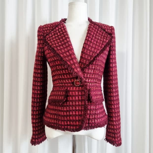 토리버치 트위드 시퀸 자켓 (55) 상태굿