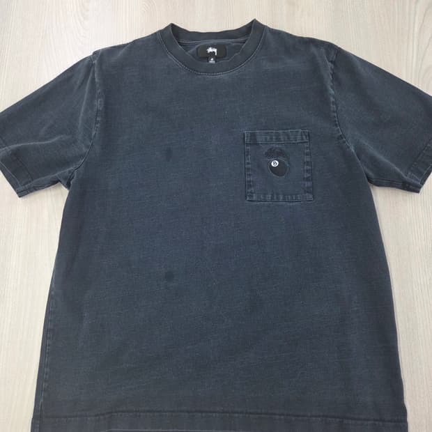 Stussy 8 ball 포켓 티셔츠