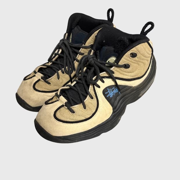 나이키 x 스투시 에어 페니 2 라탄 앤 라임스톤