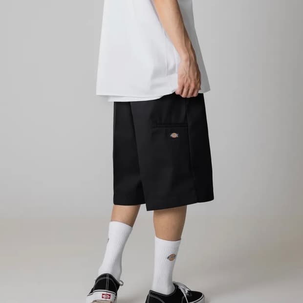 반값이하) 디키즈 42283 루즈핏 워크쇼츠 Black