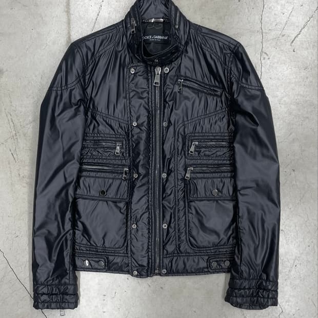 00’s dolce & Gabbana Multi zipper jacket