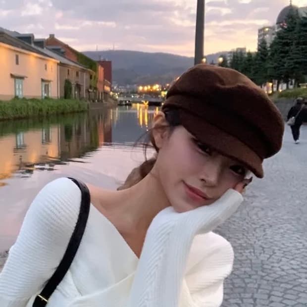 파리 헌팅캡 울베레모 블랙