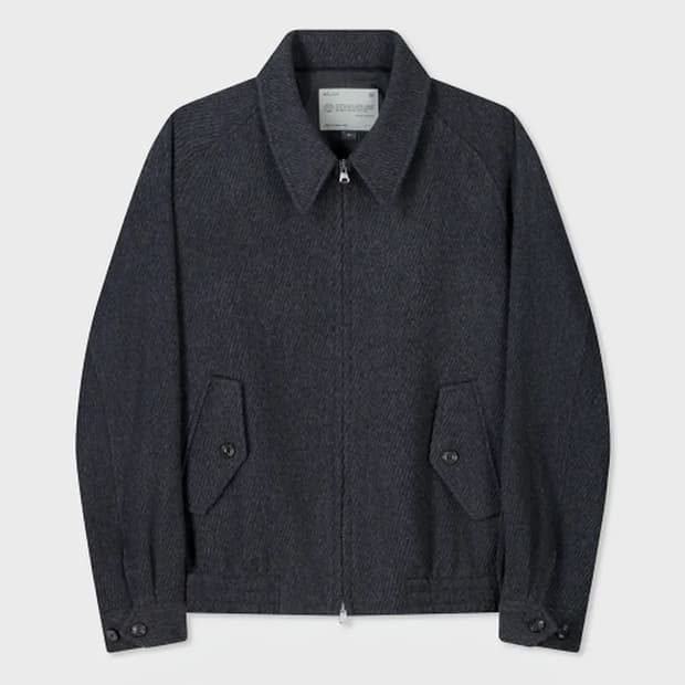 벨리에 다이에그널 헤비 울 자켓 - 차콜 그레이 5/105