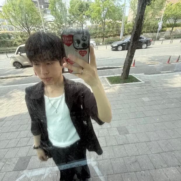 자라 단추디테일 반팔 셔츠