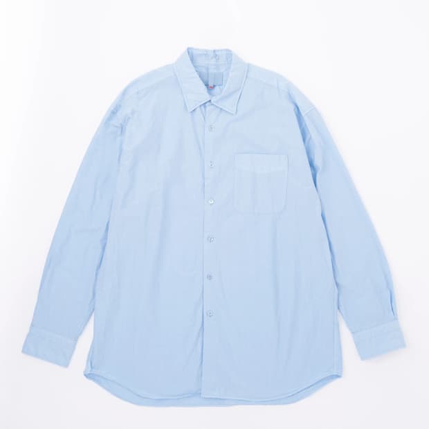 [L] 요코사카모토 레귤러 칼라 셔츠 스카이블루