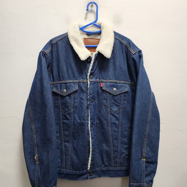 리바이스 R탭 쉐르파 트러커 데님 자켓