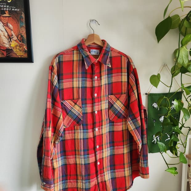 70s 제이씨페니 빅맥 워크 플란넬 셔츠(USAmade)