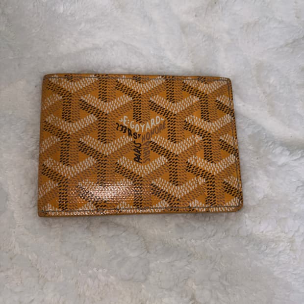 고야드 빅투와르 반지갑 옐로우