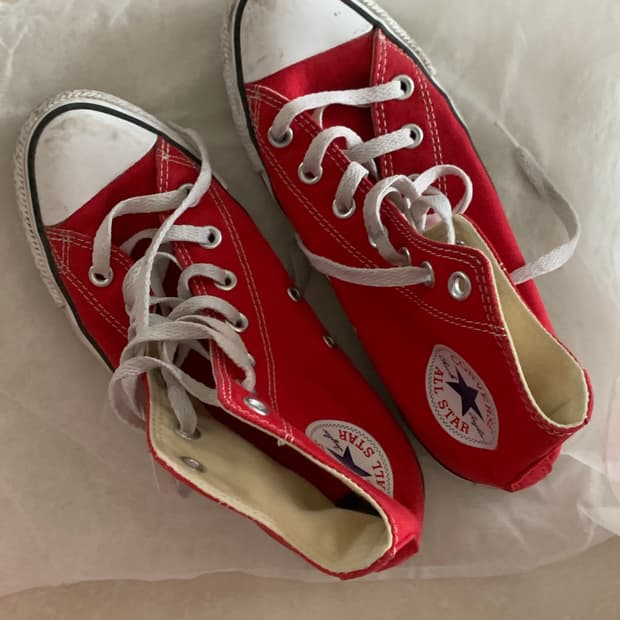 컨버스 올스타 하이 레드 240