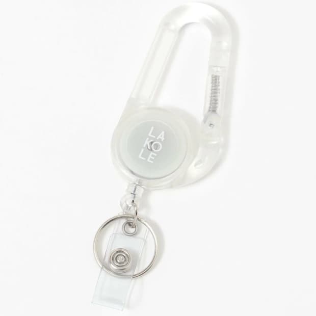 [LAKORE] 와이어 카라비너 키링 화이트