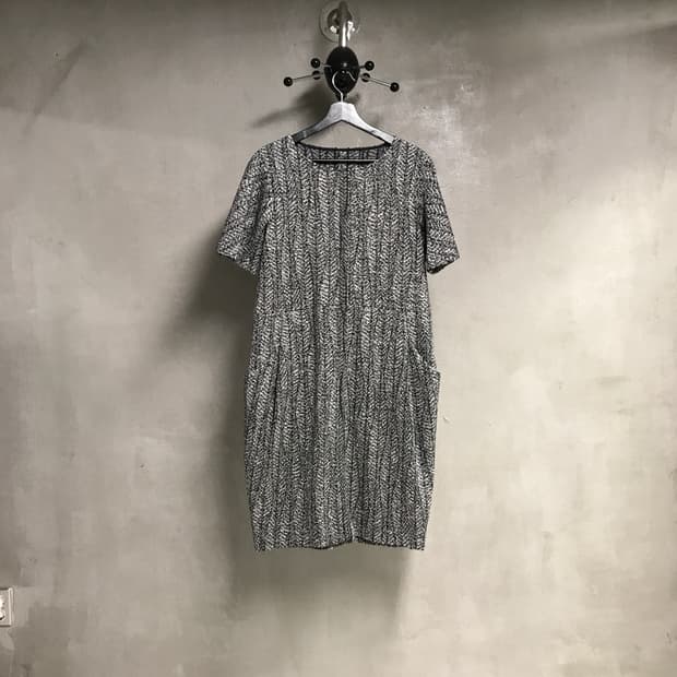 질샌더 니트 원피스 그레이 36