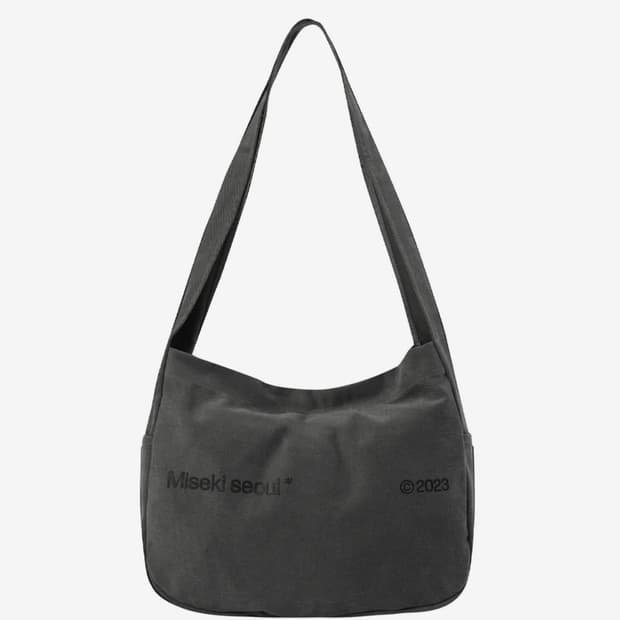 미세키서울 빅크로스백 차콜