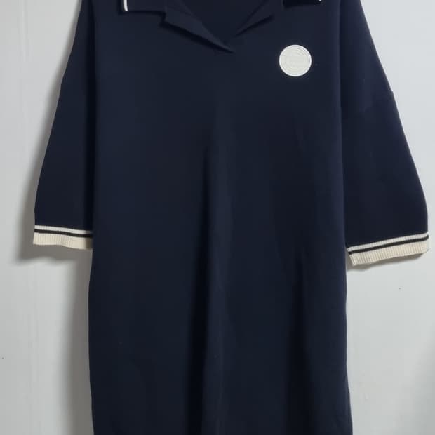 오버핏 M ) 오니츠카타이거 X 안드레아폼필리오 블랙 니트 원피스