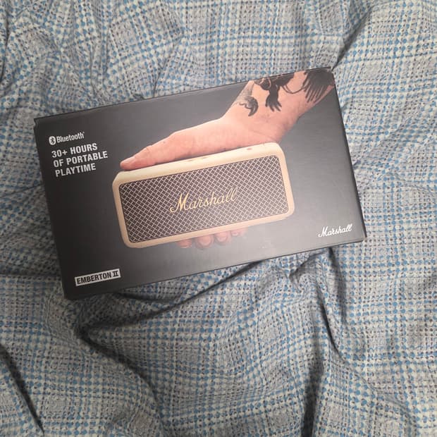 (소비코 정품) 마샬 엠버튼2 크림 풀박스 (AS가능)