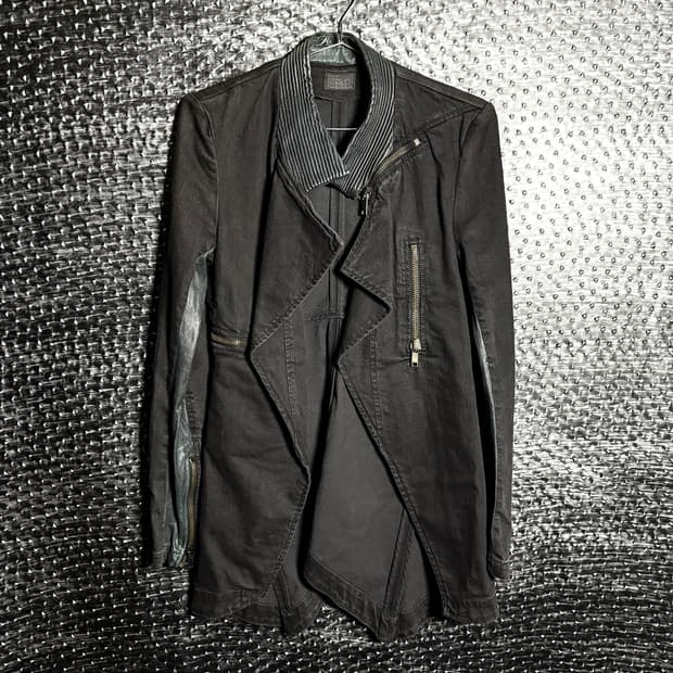 디젤 하이넥 레이어드 자켓