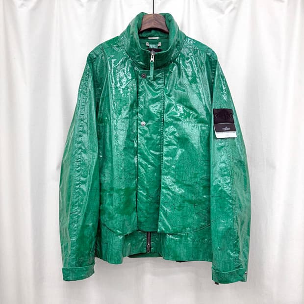 스톤아일랜드 쉐도우 프로젝트 글라스 포플린 자켓