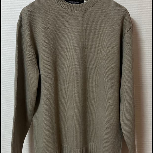 퍼스널팩 오버핏 니트 베이지 M사이즈 베이지