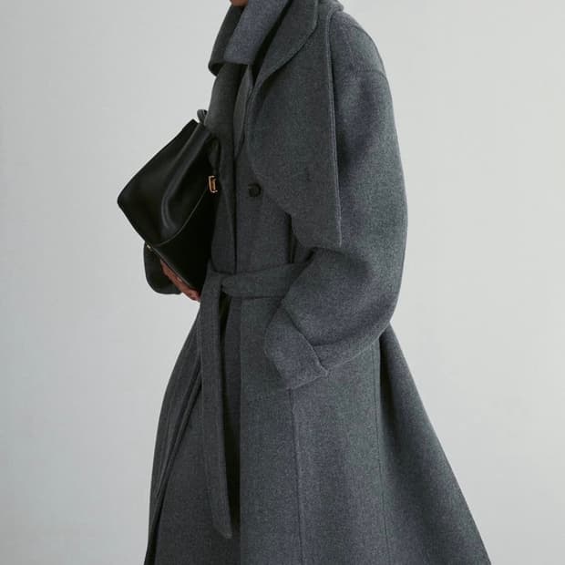 1 렉토 핸드메이드 코트 그레이