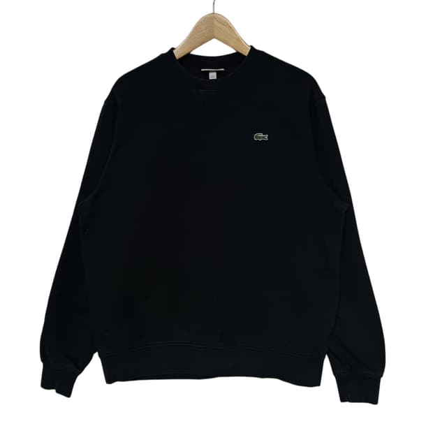 라코스테 라운드 로고 맨투맨