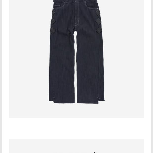 [2] 폴리테루 행크 스트라이프 데님팬츠 