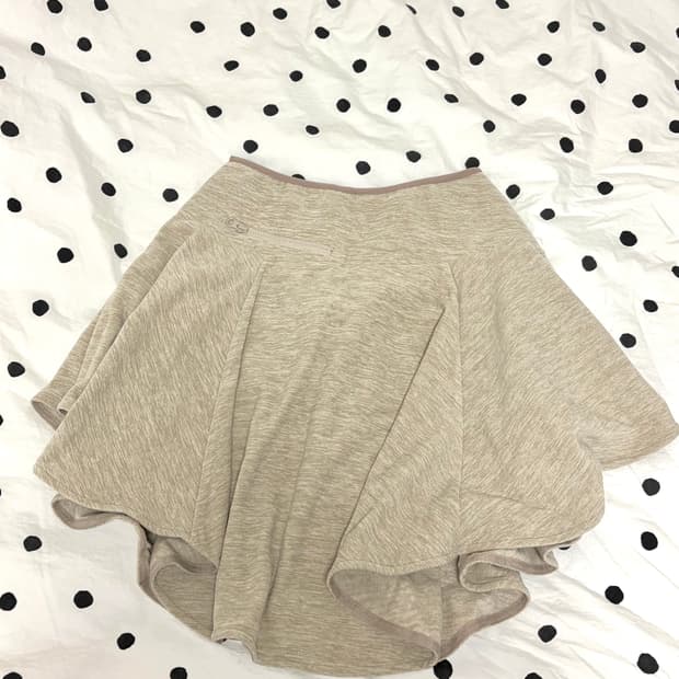 OPEN YY FLEECE FLARED SKIRT