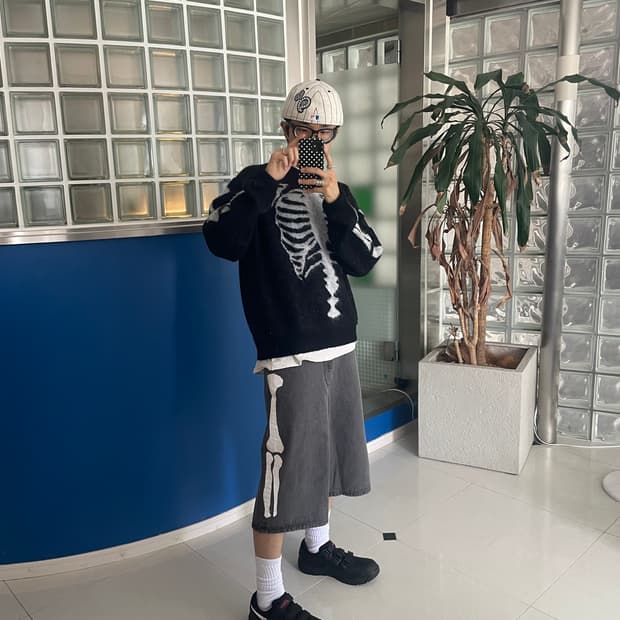 예약/ X AAO crop varsity jacket 크롭 바시티 자켓