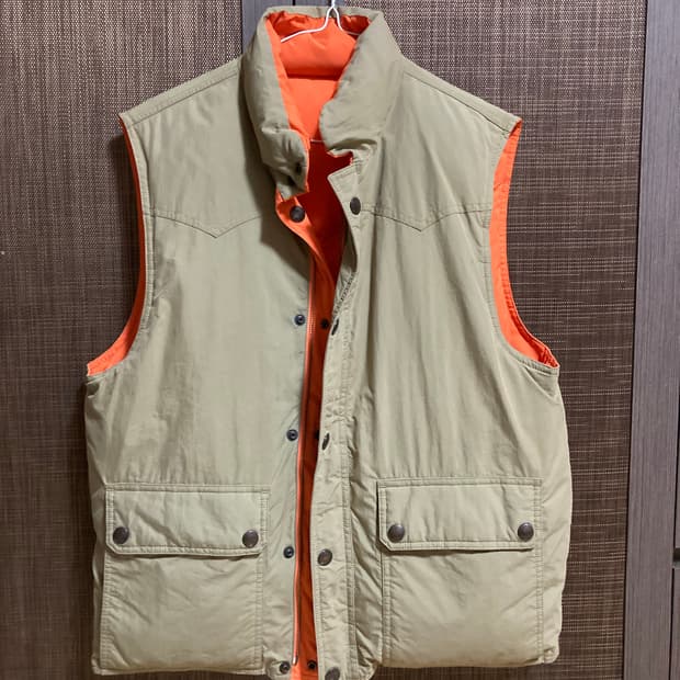 폴로 리버서블 패딩 베스트