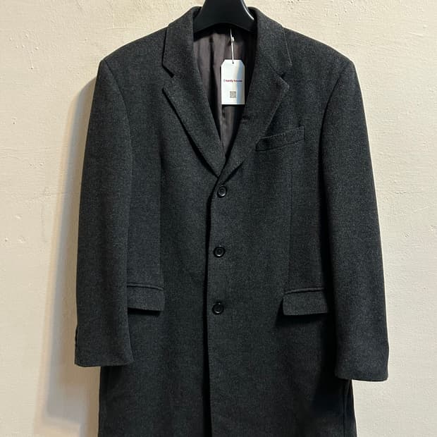 디케이엔와이 울 싱글 코트