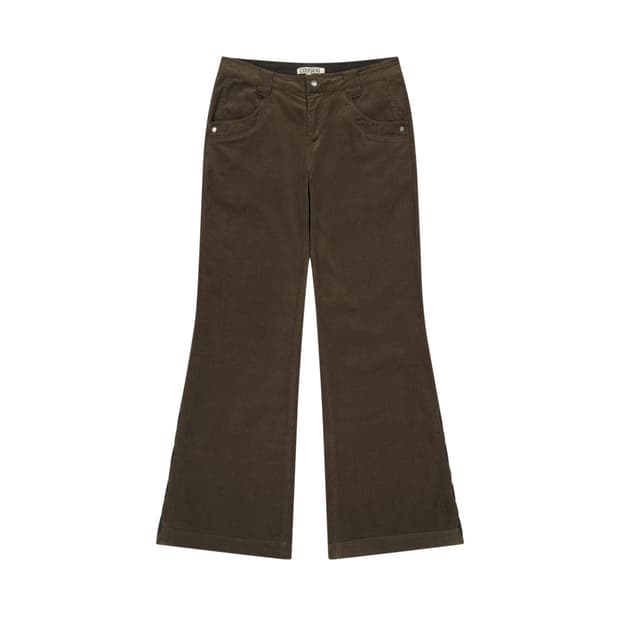 코이세이오 리프컷 코듀로이 팬츠 브라운