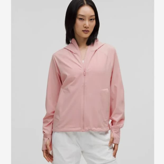 룰루레몬 UV 프로텍티브 자켓 핑크 s