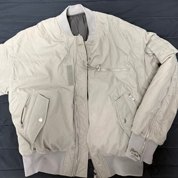 그레일즈 멀티지퍼 봄버자켓 2사이즈