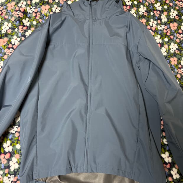 무인양품 바람막이 블루