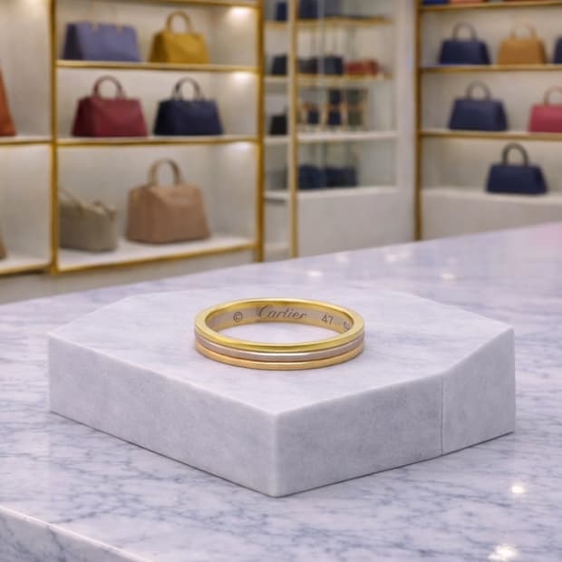 [A급] 까르띠에 방돔 루이 웨딩 링 판매합니다!!!