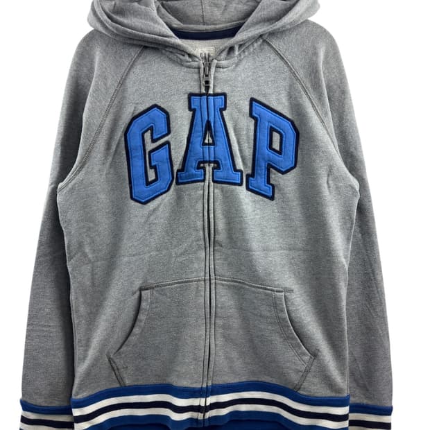 갭 그레이블루 후드집업1343