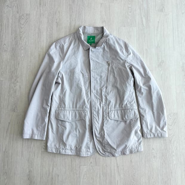 올젠 라이트 그레이 자켓 집업