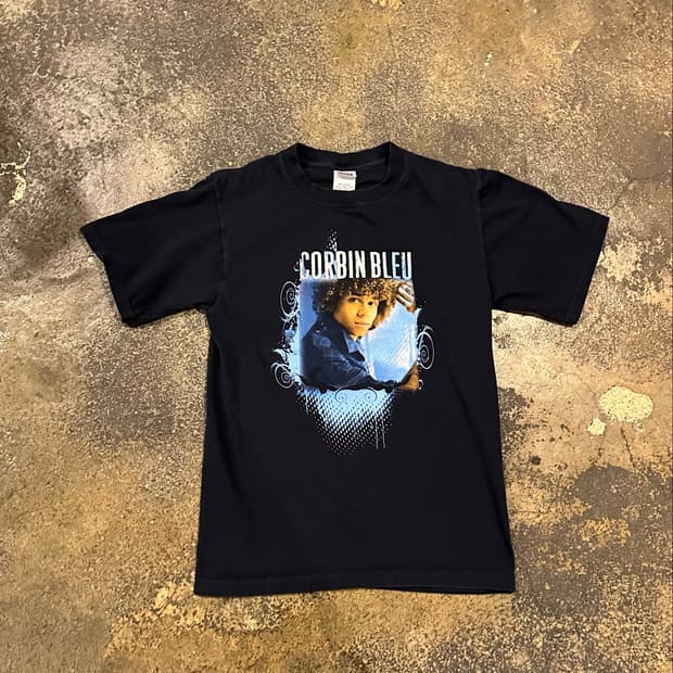 빈티지 00s Corbin Bleu 투어 티셔츠